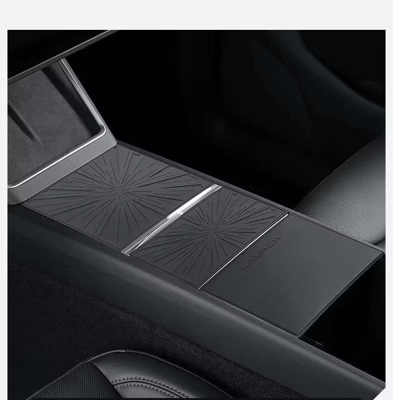 Tesla Model 3 Highland, Model Y Juniper Center Console Protectors, Silicone - Image 4