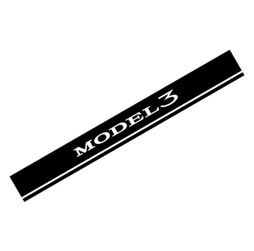 Tesla Model 3 Hood Vinyl Decal, 2017-2023