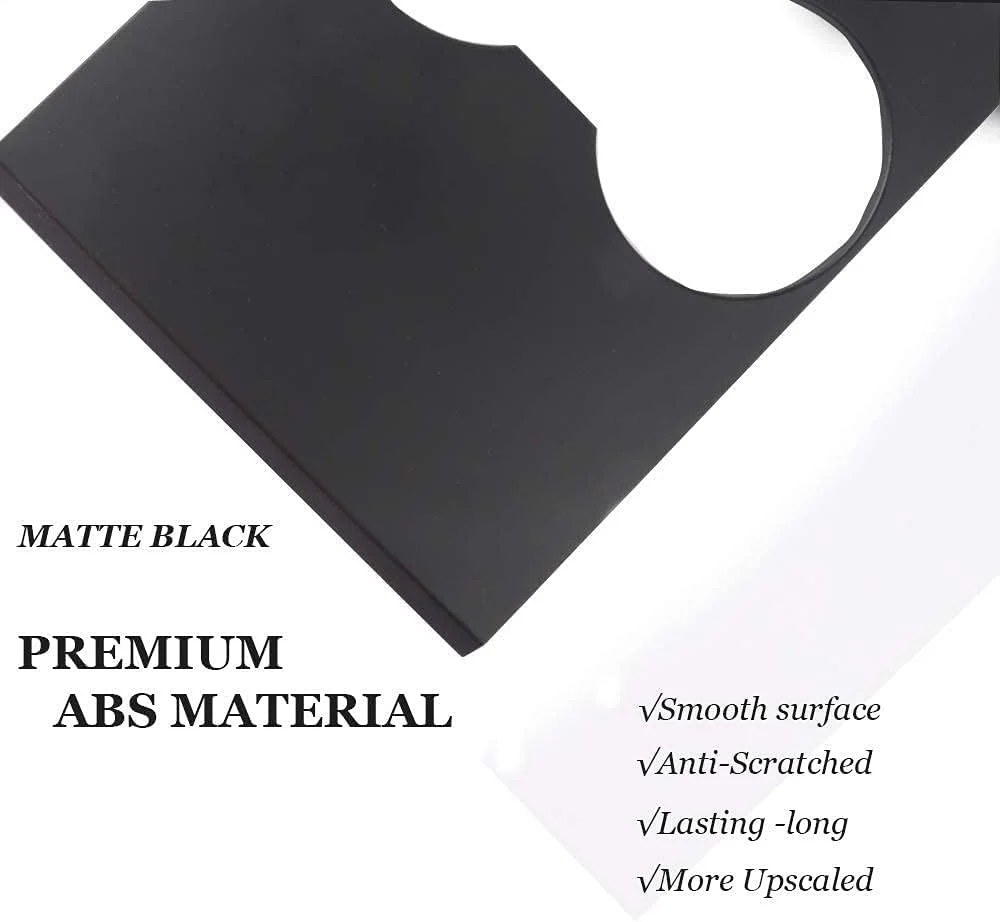 Tesla Model 3, Y Matte Black ABS Center Console Cover Kit, 2017-2020 - Image 3