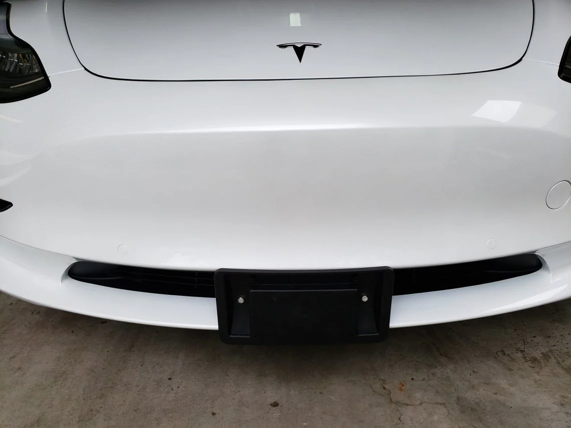 Tesla Model 3 No-Hole Front License Plate Installation Kit, 2017-2026 - Image 2