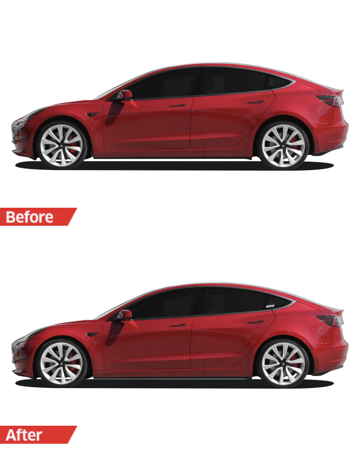 Tesla Model 3 Performance Eibach Pro Kit Lowering Springs, 2018-2022 - Image 2