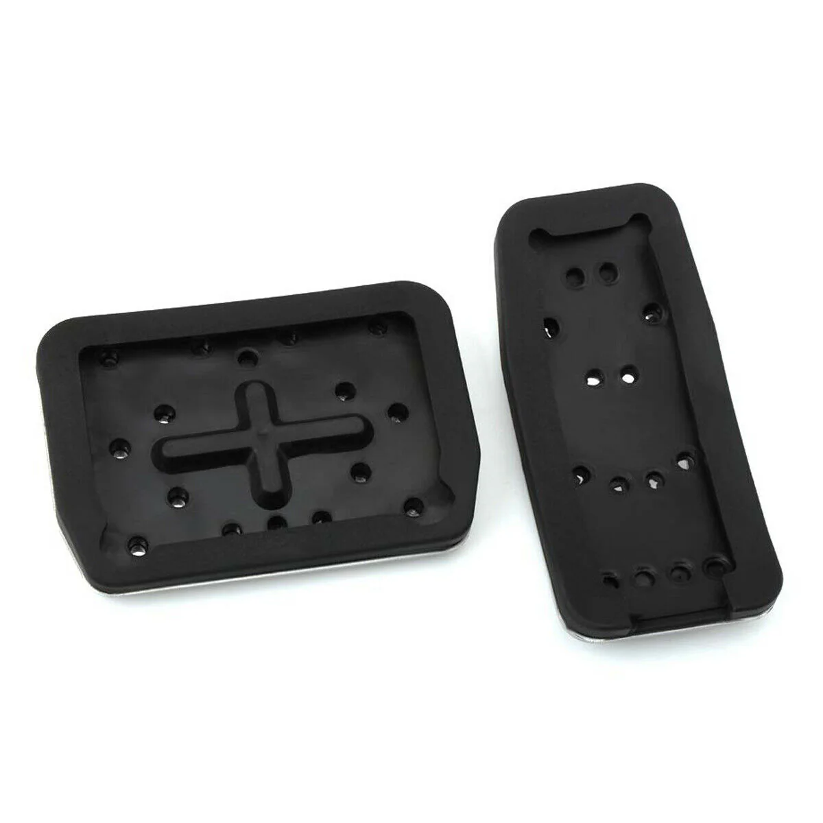 Tesla Model 3, Y, Aluminum Performance Pedal Pad Covers, Red - Image 4