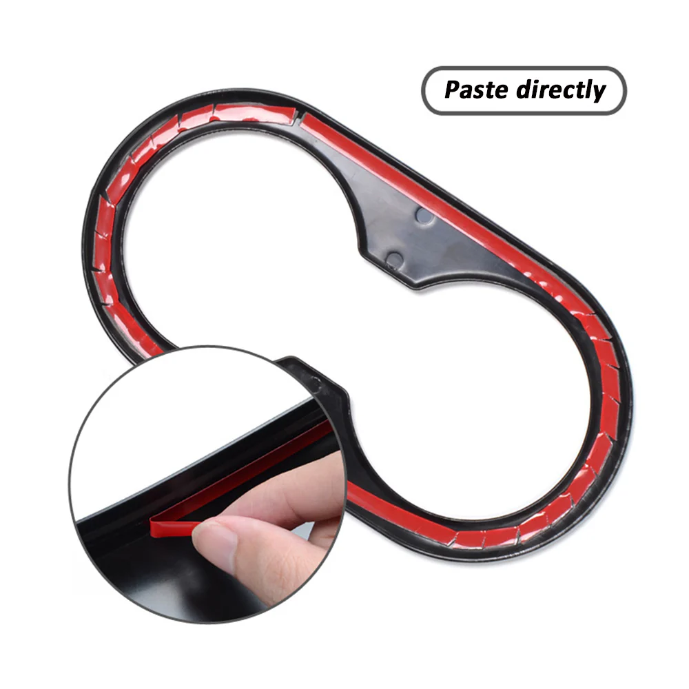 Tesla Model 3 Rear Cup Holder Carbon Fiber Trim Cover, 2017-2023 - Image 4