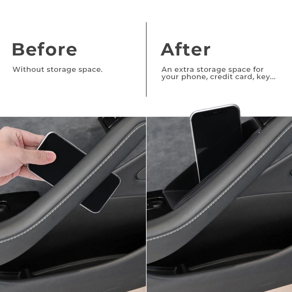 Tesla Model 3 Side Door Interior Storage Organizers, 2017-2023 - Image 2