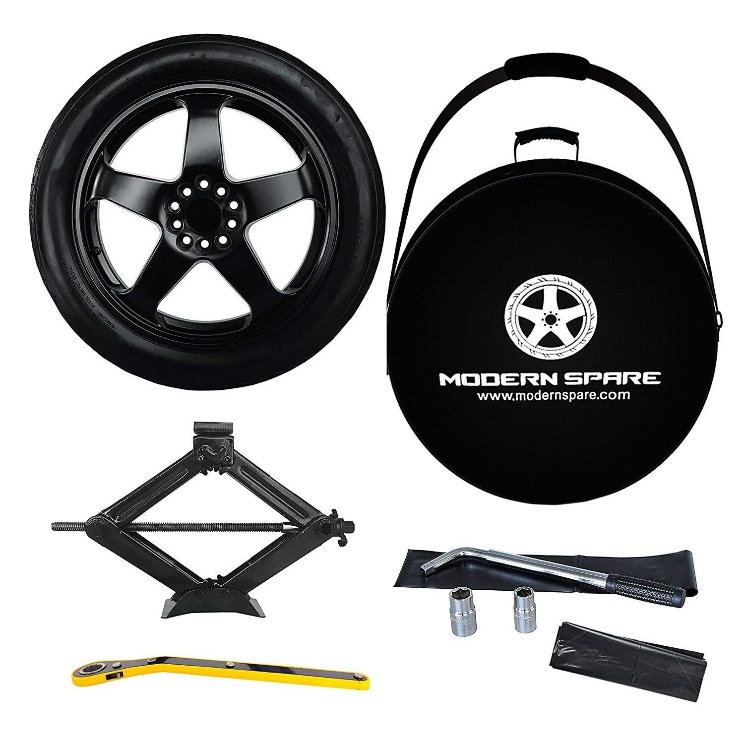 Tesla Model 3 Spare Tire Kit, Complete With Carrying Case, 2017-2025