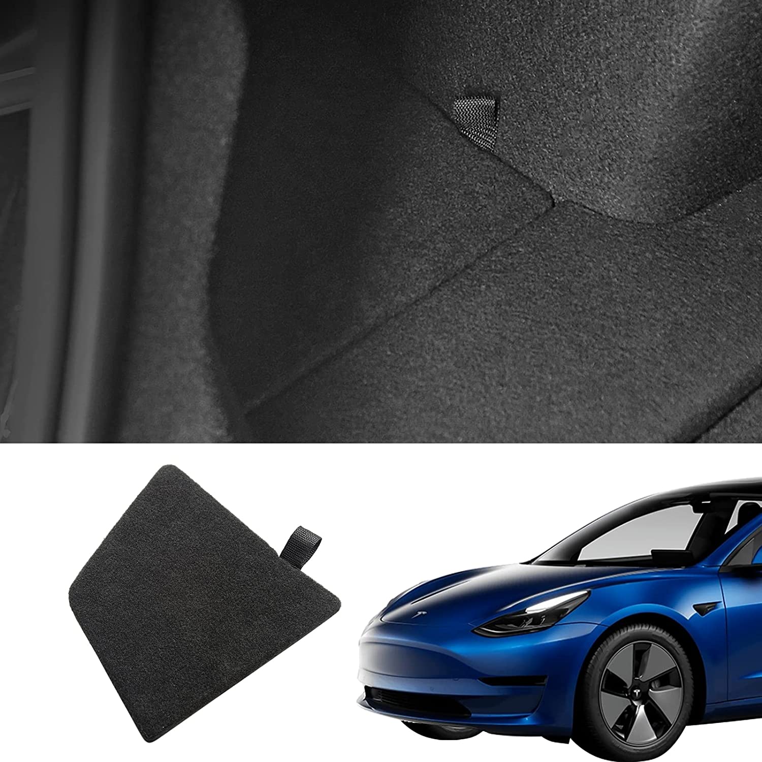 Tesla Model 3 Trunk Organizer Side Storage Box with Lid, 2017-2023 - Image 2