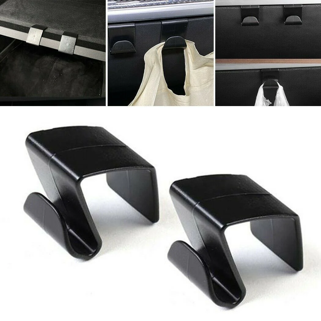 Tesla Model 3, Y ABS Co-Pilot Glove Box Storage Hooks, Multi-Purpose Storage Hangers, 2PCS - Image 6
