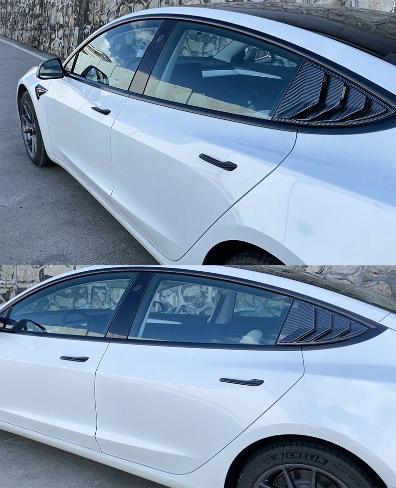 Tesla Model 3, Y, Anti-Freeze Outside Door Handel Extension Set, Piano Gloss Black - Image 8