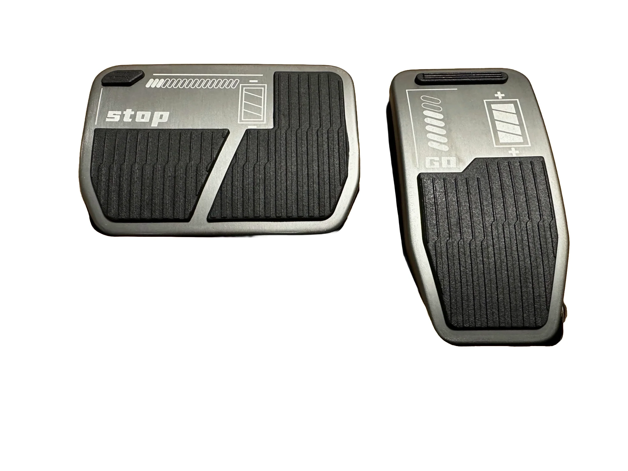 Tesla Model 3, Y Anti-Slip Accelerator & Brake Pedal Covers, Aluminum, 2017-2025