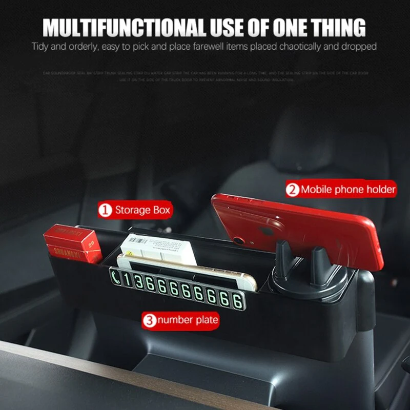 Tesla Model 3, Y Behind Center Screen Storage Box Holder Tray - Image 3
