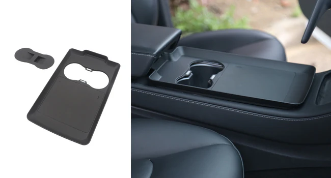 Tesla Model 3, Y Center Console Desk, Food Tray, Black - Image 5