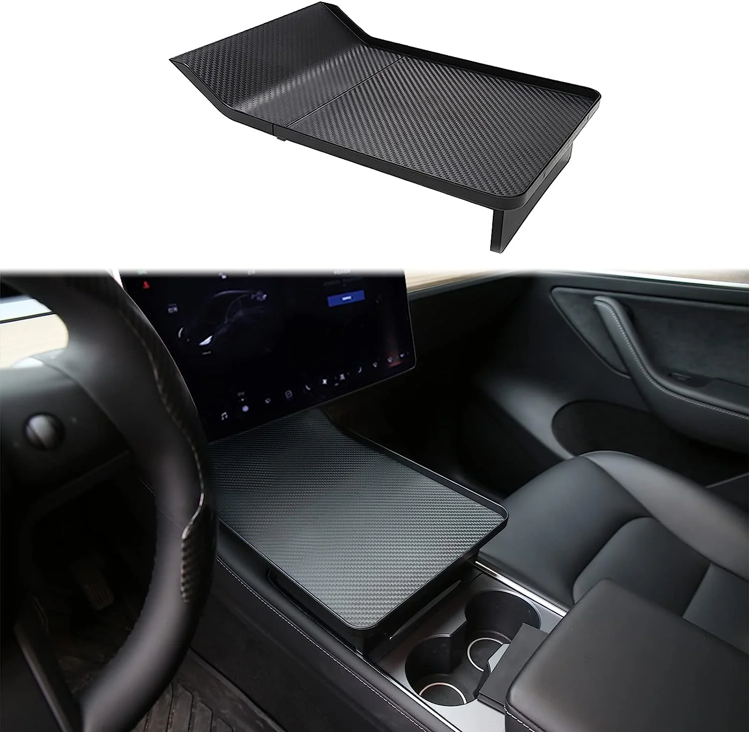 Tesla Model 3, Y Center Console Food Storage Tray, 2021-2024
