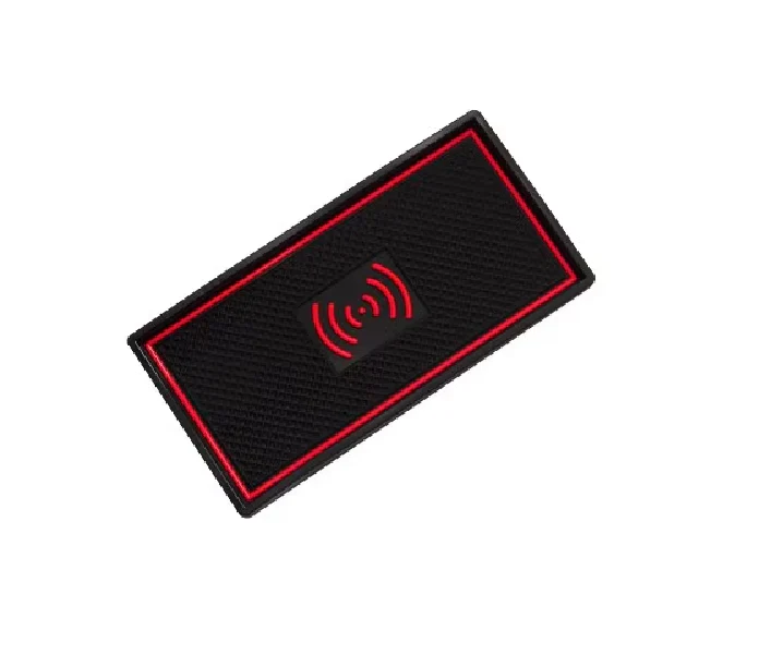 Tesla Model 3, Y, Center Console Key Card Holder, Red, White, or Blue, Silicone - Image 2