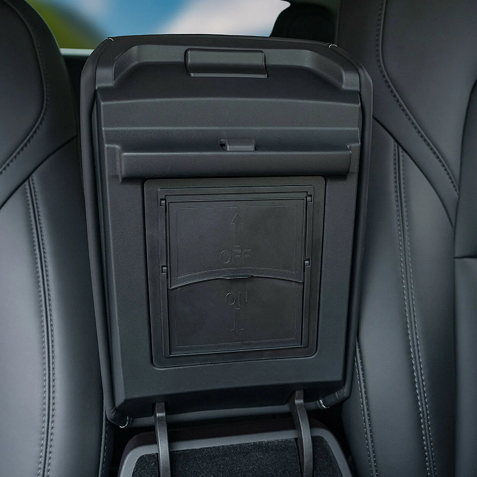 Tesla Model 3, Y, Center Console Organizer Armrest Hidden Storage Box - Image 3