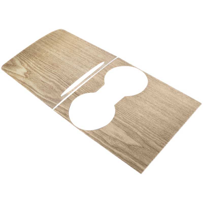 Tesla Model 3, Y Center Console Vinyl Wrap, Wood Grain, 2021-2024 - Image 3