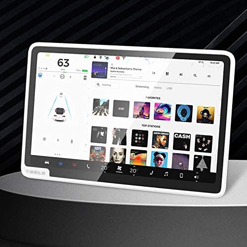 Tesla Model 3, Y Center Screen Navigation Silicone Protective Cover, Black or White - Image 4