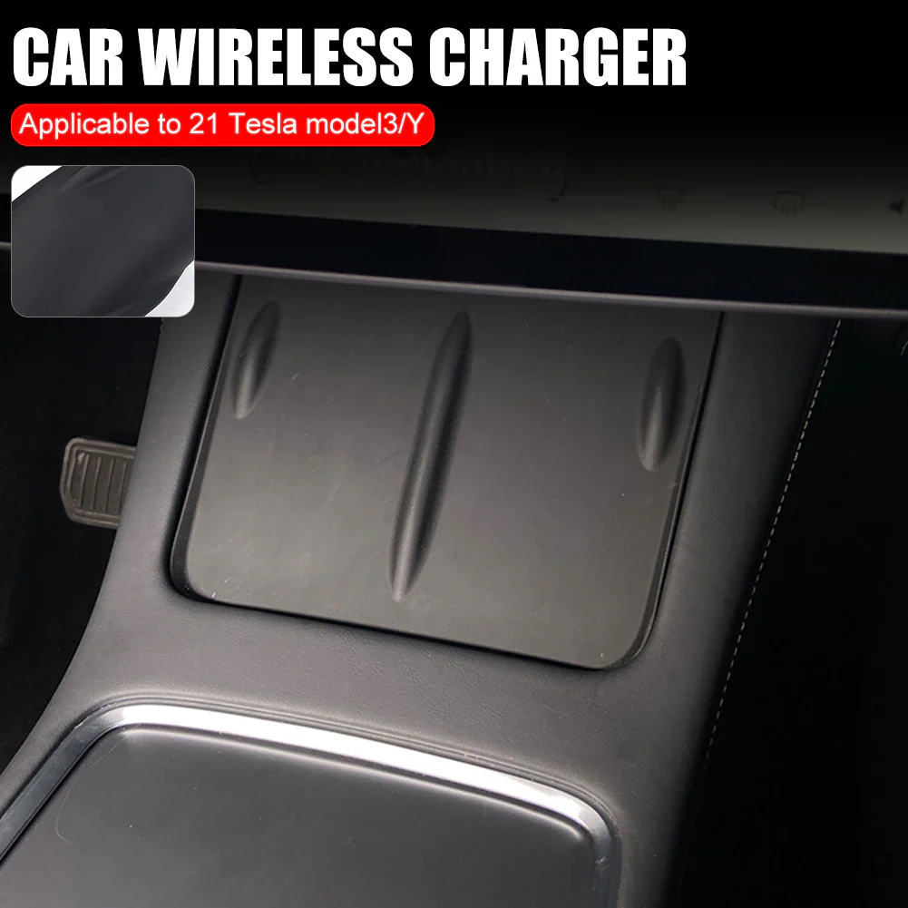 Tesla Model 3, Y, Charging Dock Silicone Rubber Liner, Anti-skid, Non-Slip, Black, Gray or White - Image 5