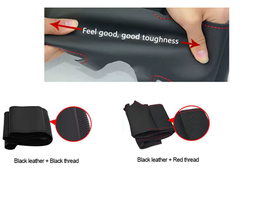Tesla Model 3, Y Custom Microfiber Leather Steering Wheel Cover - Image 4