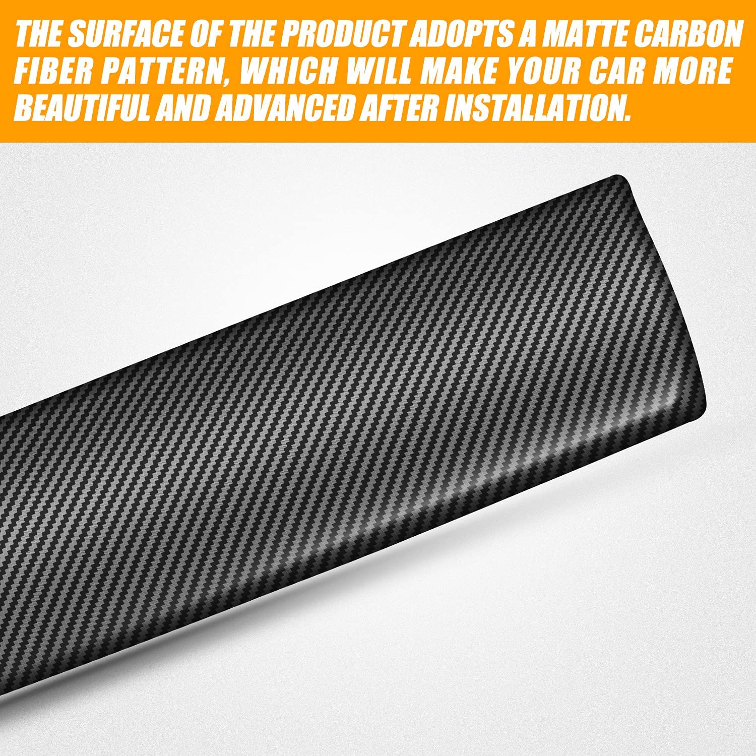 Tesla Model 3, Y Dashboard Cap Cover, ABS, Matte Carbon Fiber, 2017-2021 - Image 3