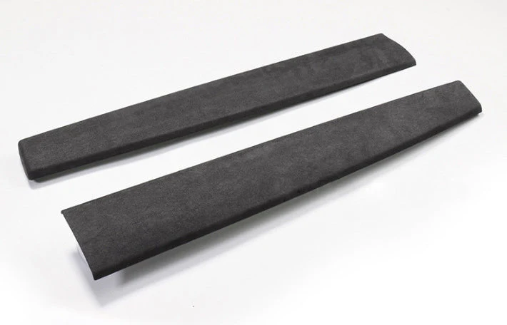 Tesla Model 3, Y Dashboard Cap Cover, Alcantara Leather, Dark Gray, 2017-2020 - Image 2