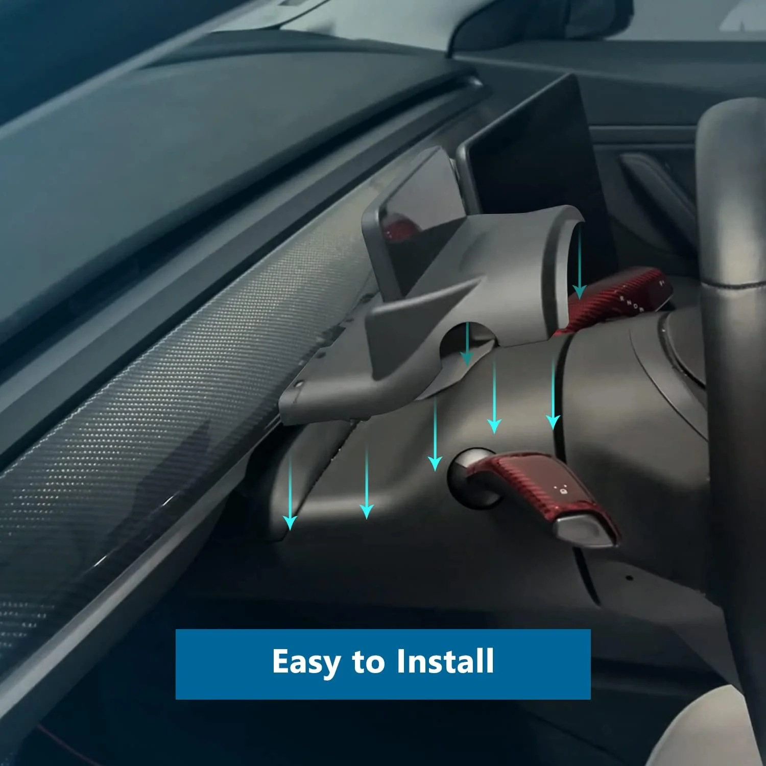 Tesla Model 3, Y Dashboard Ultra Mini Screen Heads Up Display, 2017-2024 - Image 6