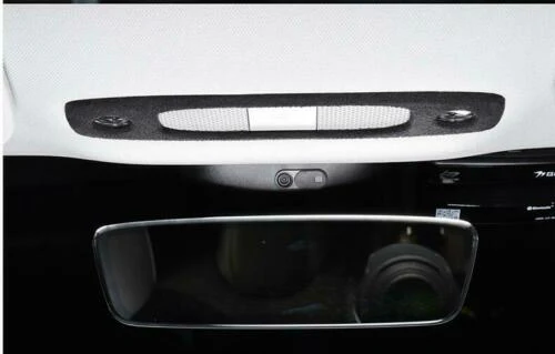 Tesla Model 3, Y Dome Reading Lamp Panel Cover Trim, Deep Gray Alcantara Suede - Image 5