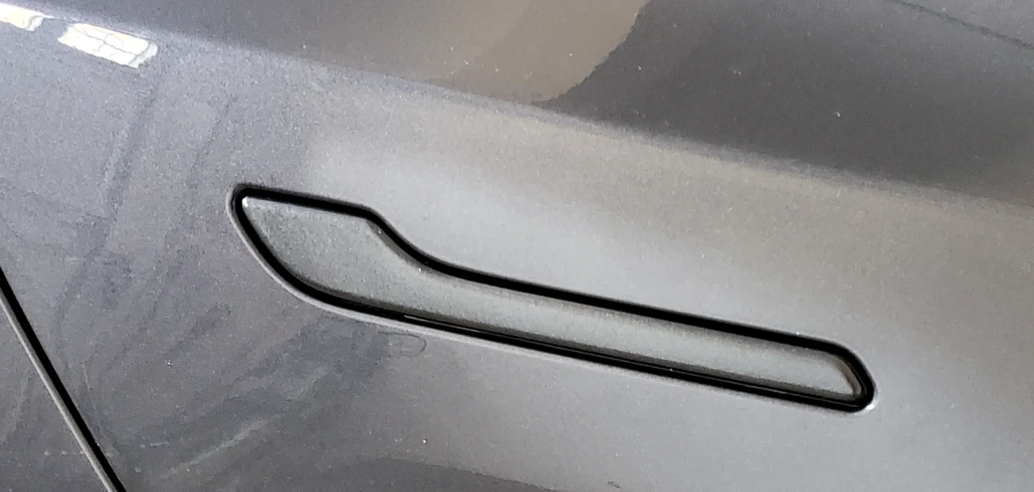 Tesla Model 3, Y, Door Handle Covers, ABS, Color Matched Midnight Silver PMNG