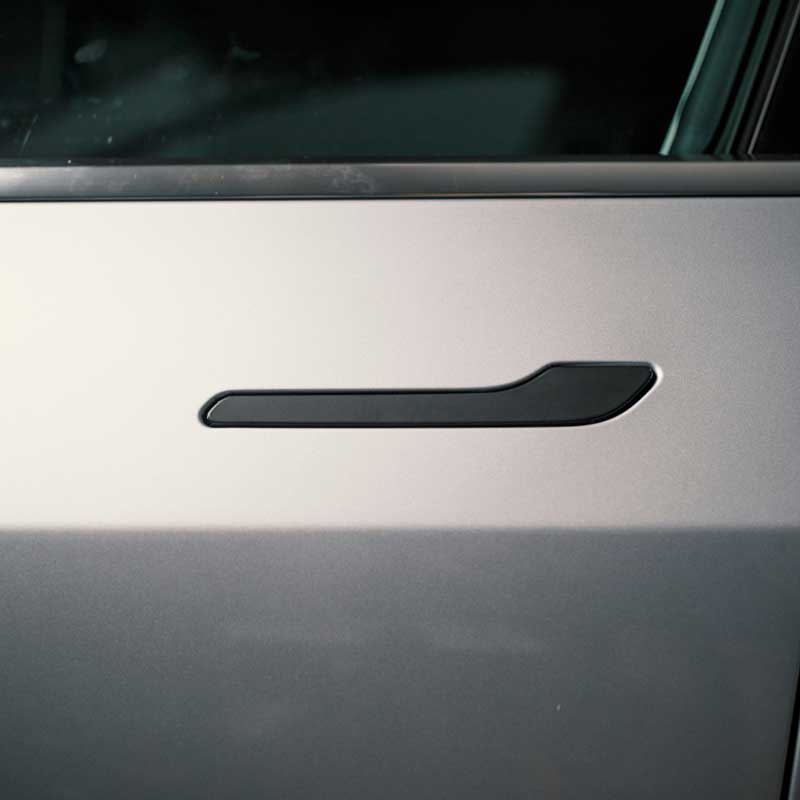 Tesla Model 3, Y, Door Handle Covers, ABS, Matte Black, Black Out Kit - Image 4