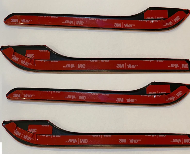 Tesla Model 3, Y, Door Handle Covers, ABS, Matte Carbon Fiber, 2017-2025 - Image 3