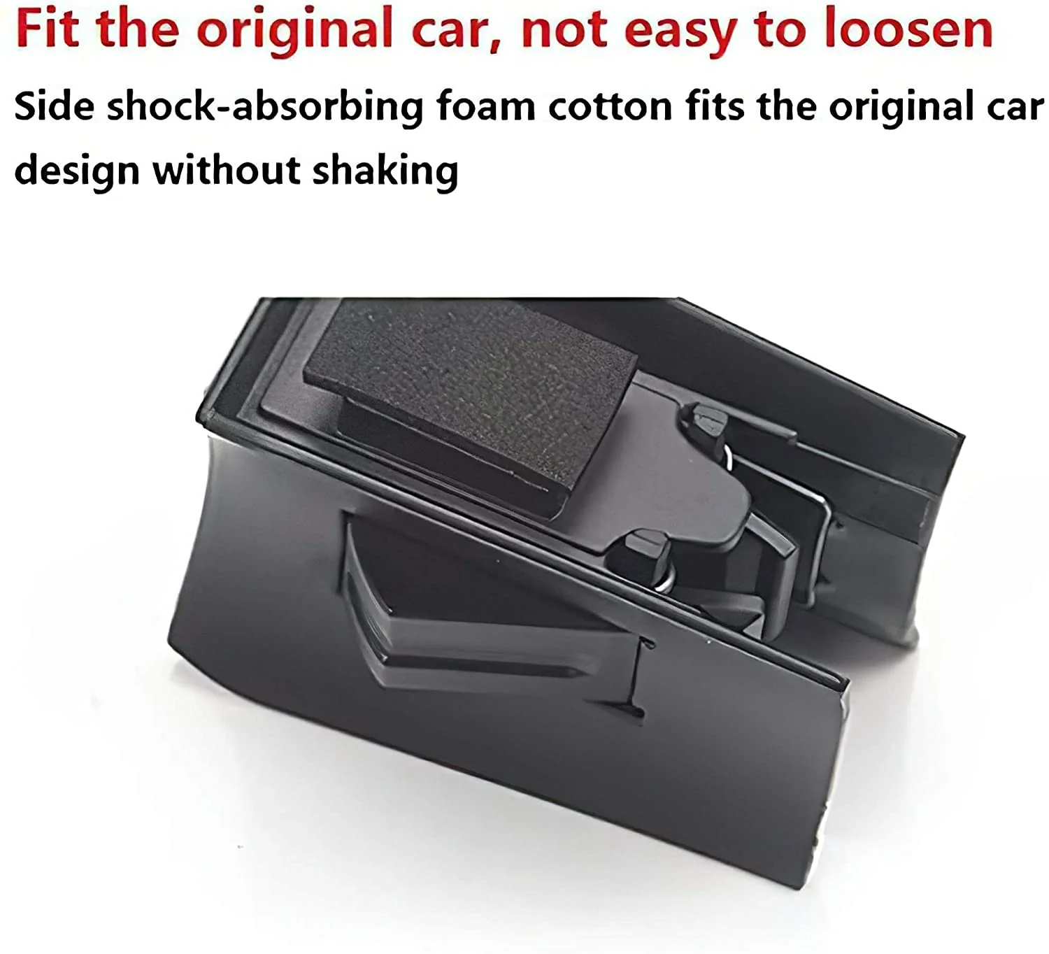 Tesla Model 3 & Y Drink Stabilizing Cup Holder Divider, Matte Black, 2021-2023 - Image 4