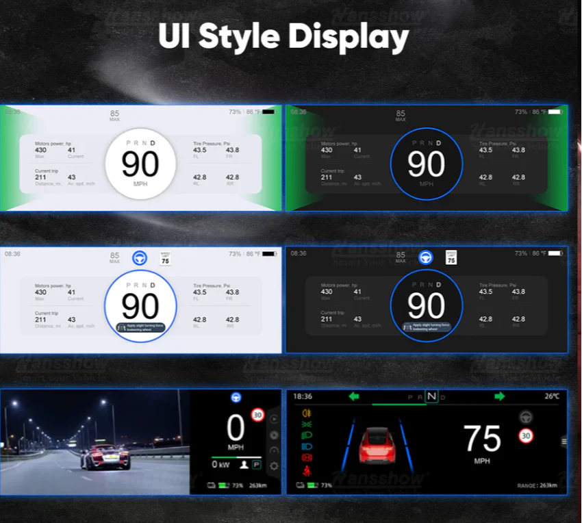 Tesla Model 3, Y F68 Carplay Dashboard Touch Screen 6.86" Display, 2017-2024 - Image 6