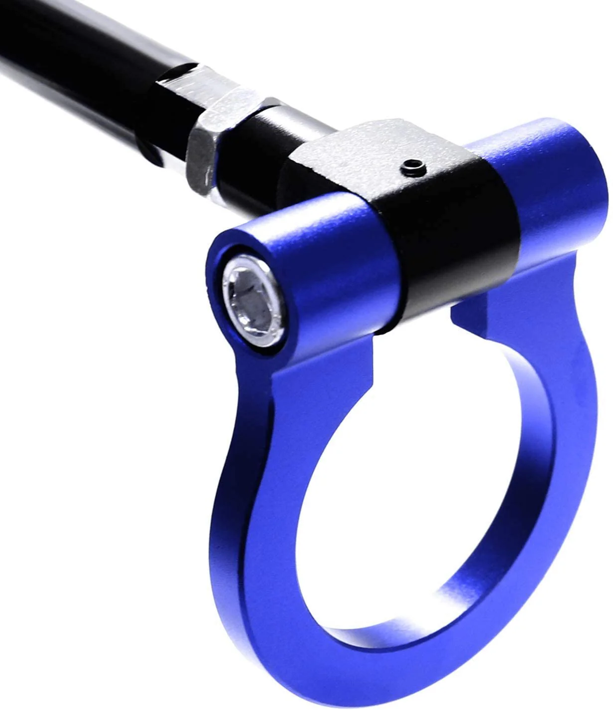 Tesla Model 3, Y Front Tow Hook T6 Lightweight Aluminum, Blue - Image 2