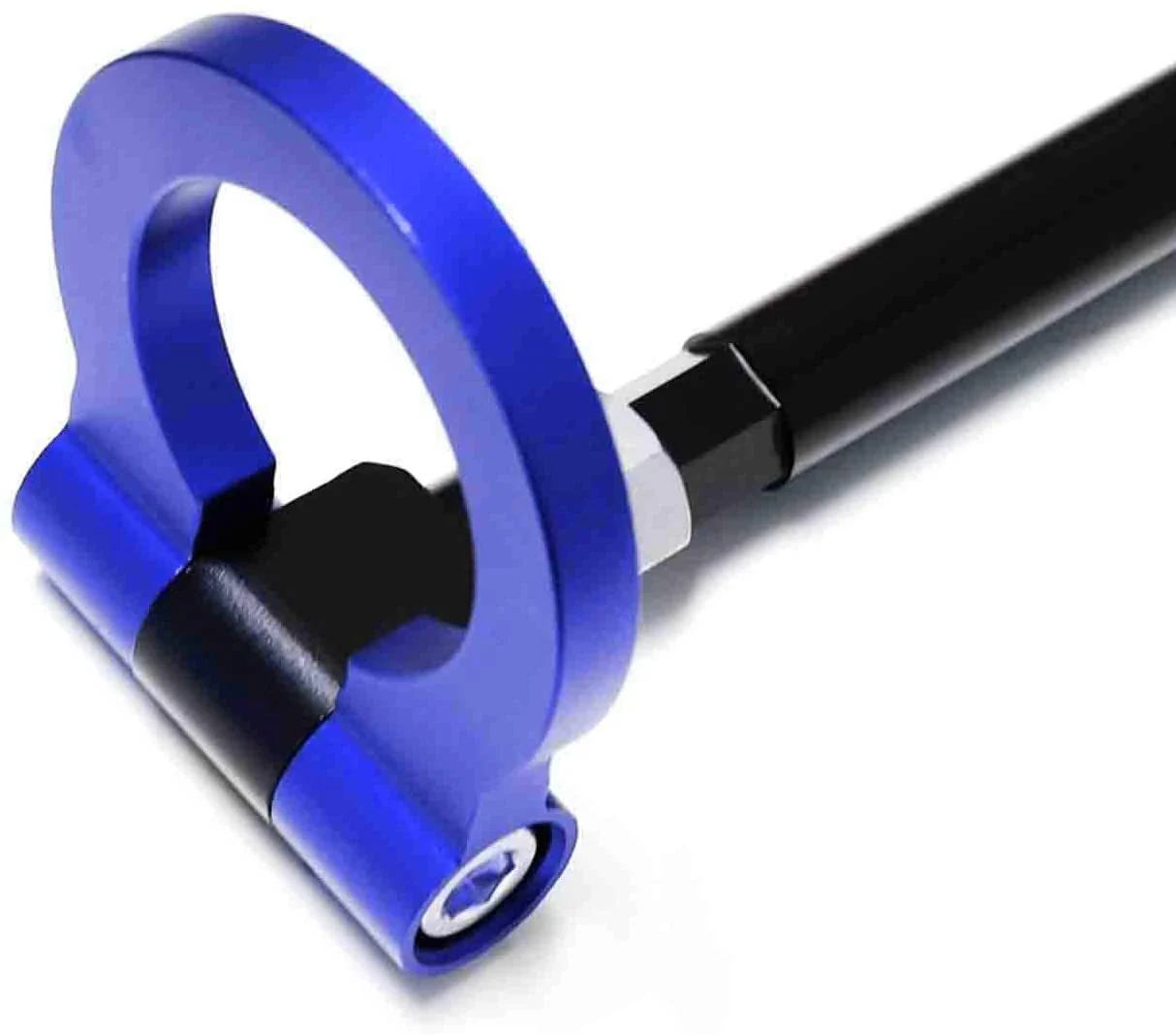 Tesla Model 3, Y Front Tow Hook T6 Lightweight Aluminum, Blue - Image 3
