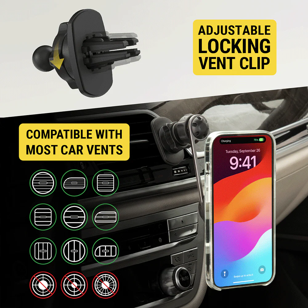 MagicMount™ Charge Elite 3-in-1 Cell Phone Mount - Image 6