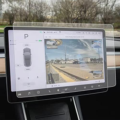 Tesla Model 3, Y, Matte Anti-Glare 9H Navigation Tempered Glass Screen Protector - Image 4
