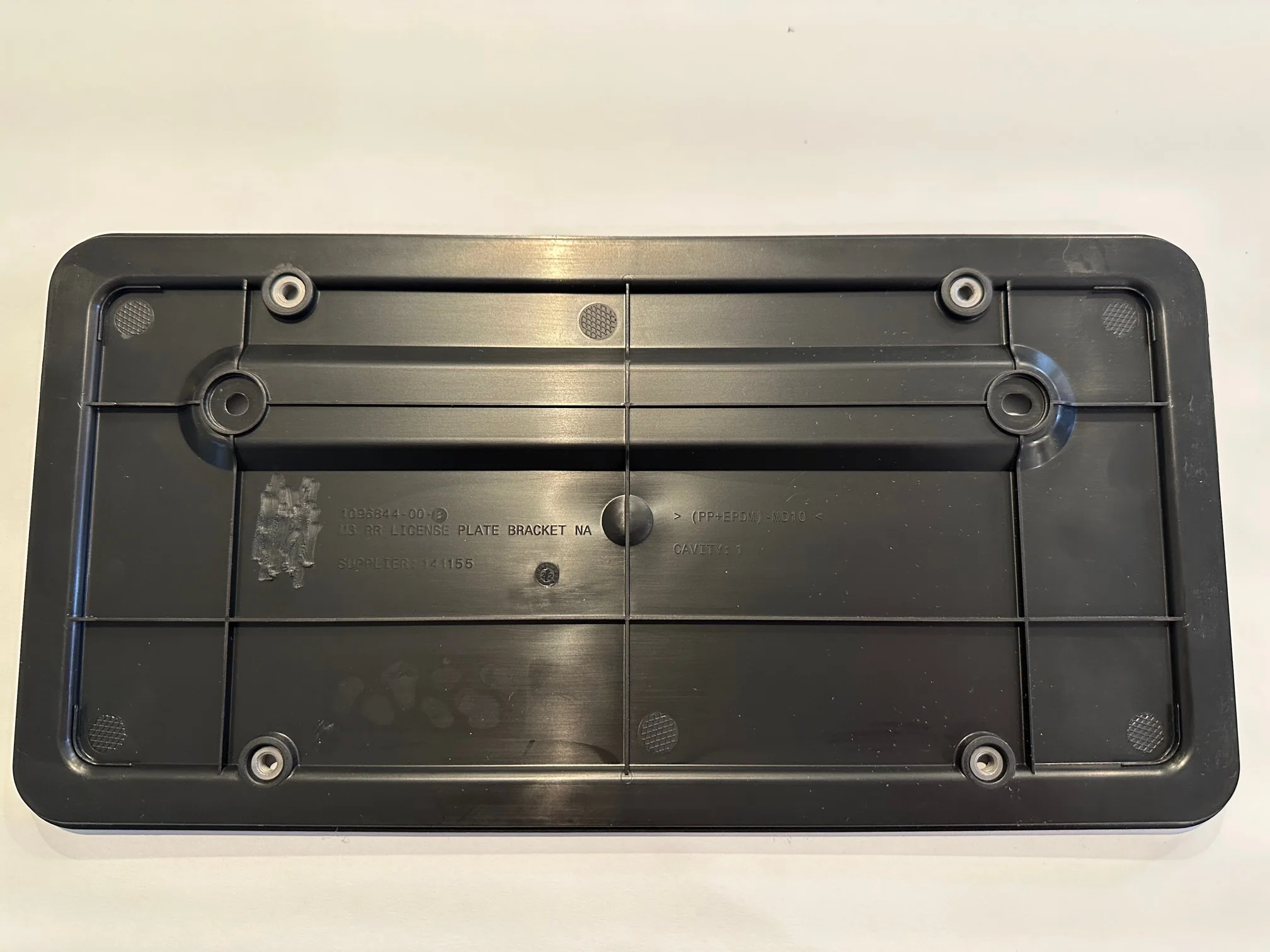 Tesla Model 3, Y Rear License Plate Bracket Assembly Frame Support Holder, 2017-2026 - Image 2