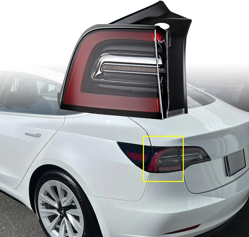 Tesla Model 3, Y Rear Outer Taillight Assembly, 4-Pin, Left, 2021-2023 - Image 4