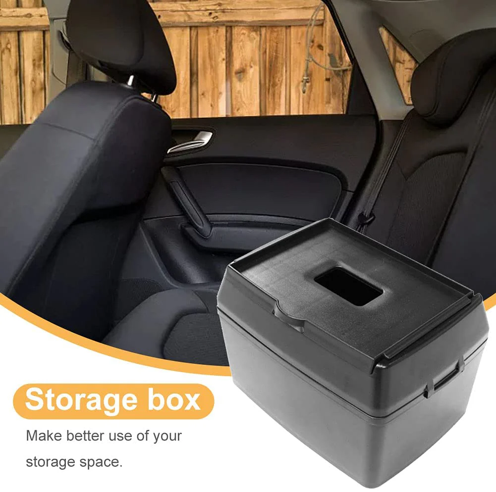 Tesla Model 3, Y, Rear Seat Storage Organizer Center Console Organizer Box, Black ABS, 2017-2024 - Image 4