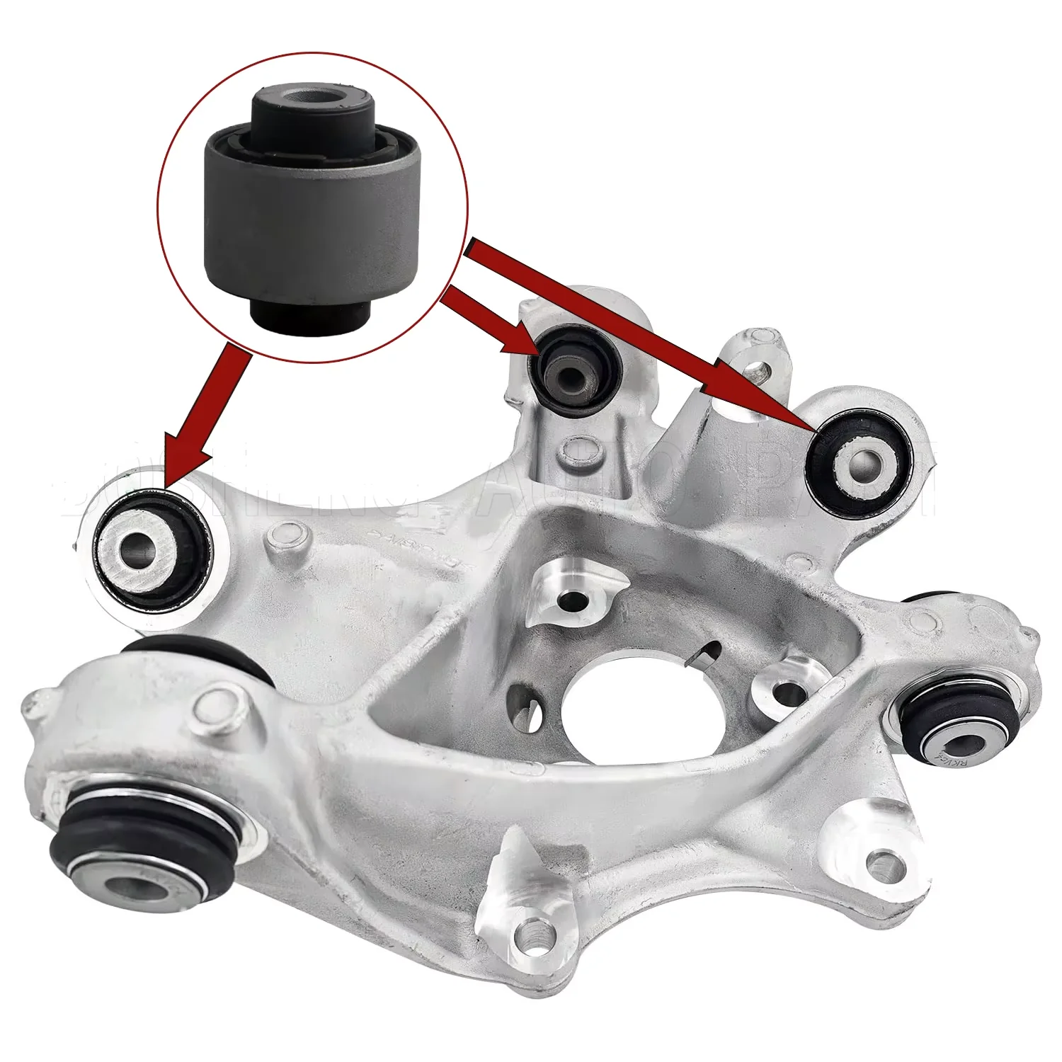 Tesla Model 3, Y Rear Suspension Knuckle Assembly Bushing, 1044443-00-D - Image 4
