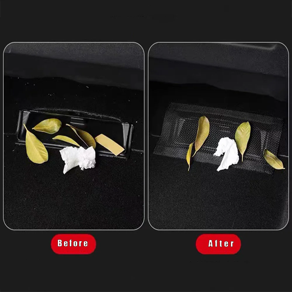 Tesla Model 3, Y Rear Under Seat Air Vent Covers, Screen Mesh, Pair, 2017-2026 - Image 5