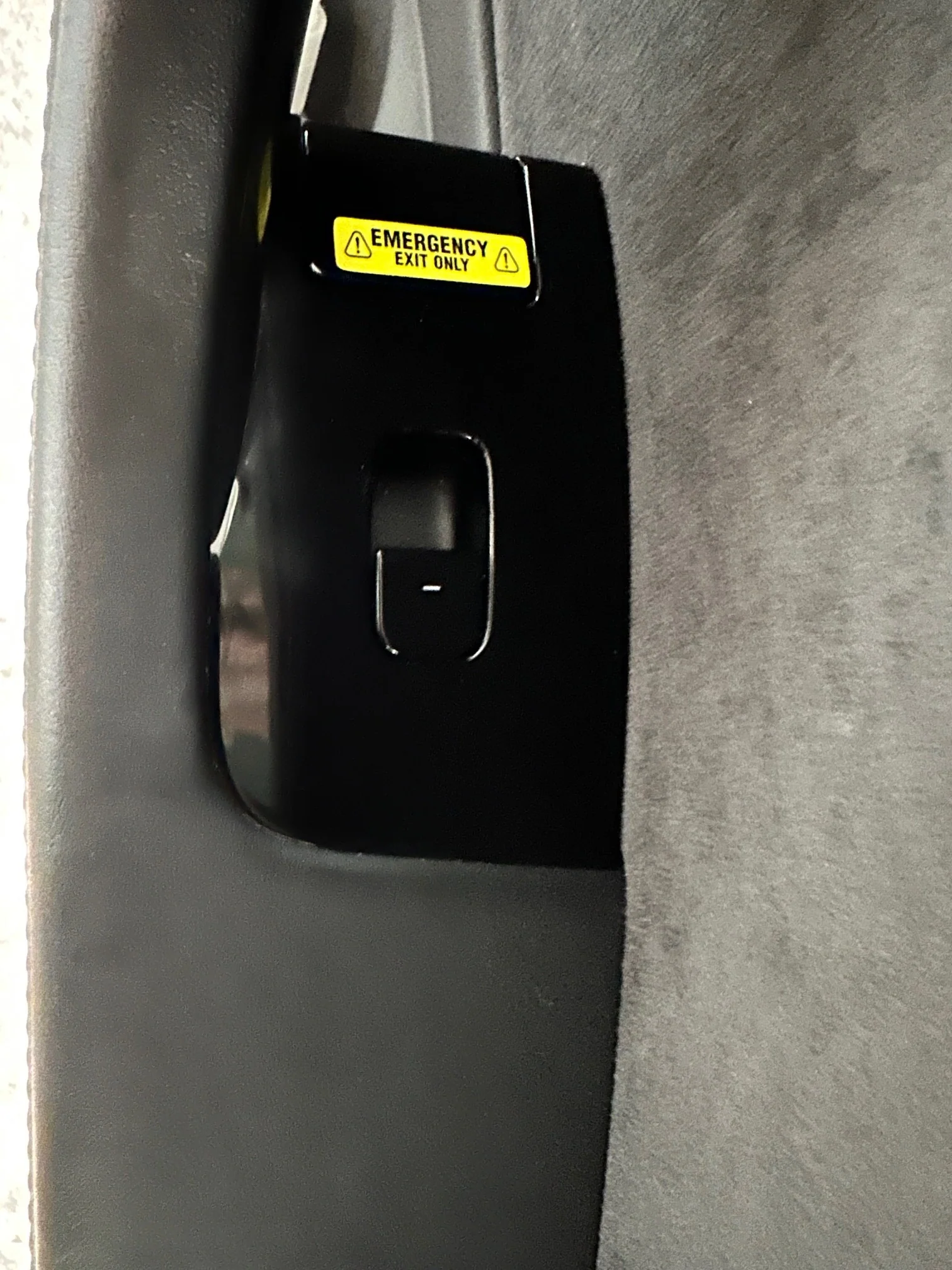 Tesla Model 3, Y, S Emergency Door Exit Warning Stickers, Pair - Image 3