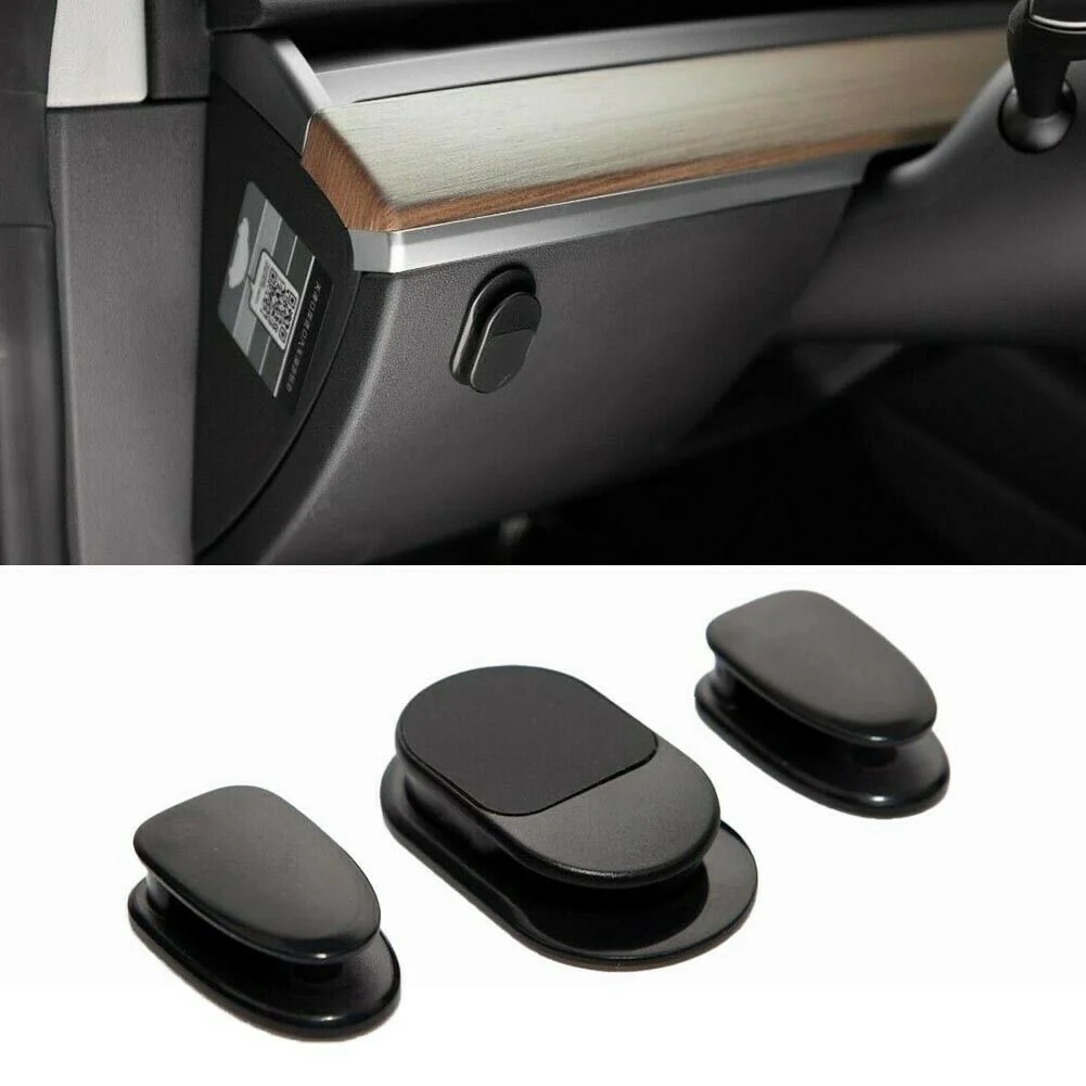 Tesla Model 3, Y Seat Back, Headrest, Glove Box, Magnetic Hook Hangers, 3pc Set - Image 5