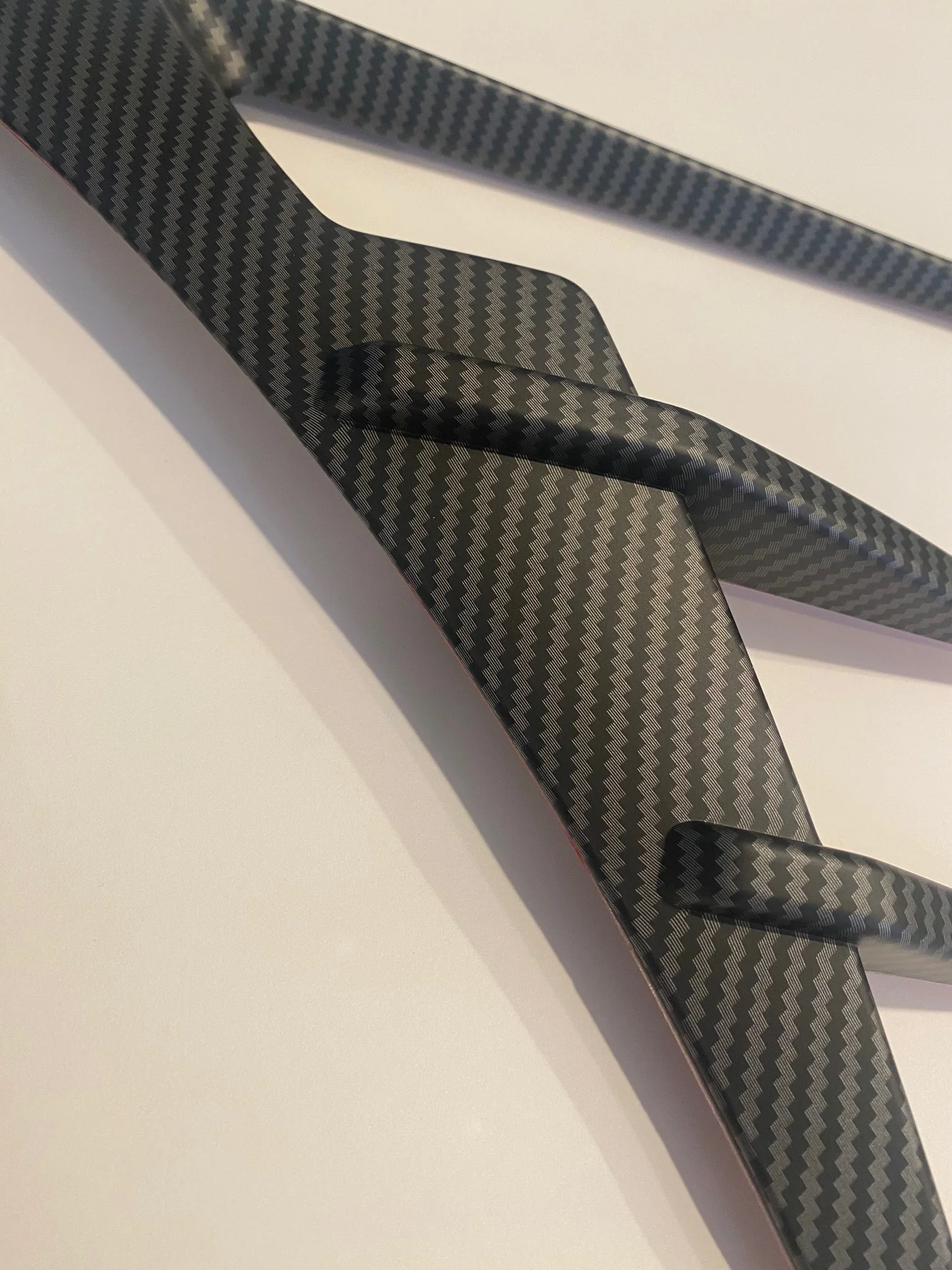 Tesla Model 3, Y Side Camera Vent Trim, Matte Carbon Fiber ABS, 2017-2021 - Image 2