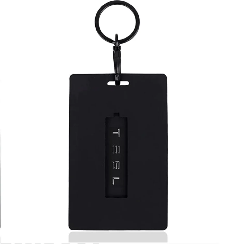 Tesla Model 3, Y, S, X, Cybertruck Silicone Key Card Holder, American Flag with Key Ring - Image 2