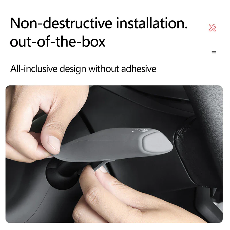 Tesla Model 3, Y Steering Wheel Paddle Shift Lever, Turn Signal Covers, Silicone - Image 4