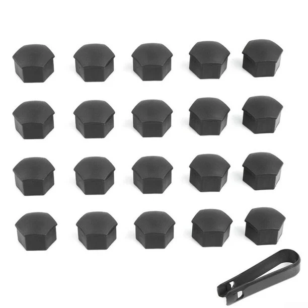 Tesla Model 3, Y, Wheel Lug Nut Cover Cap Set, Matte Black - Image 3