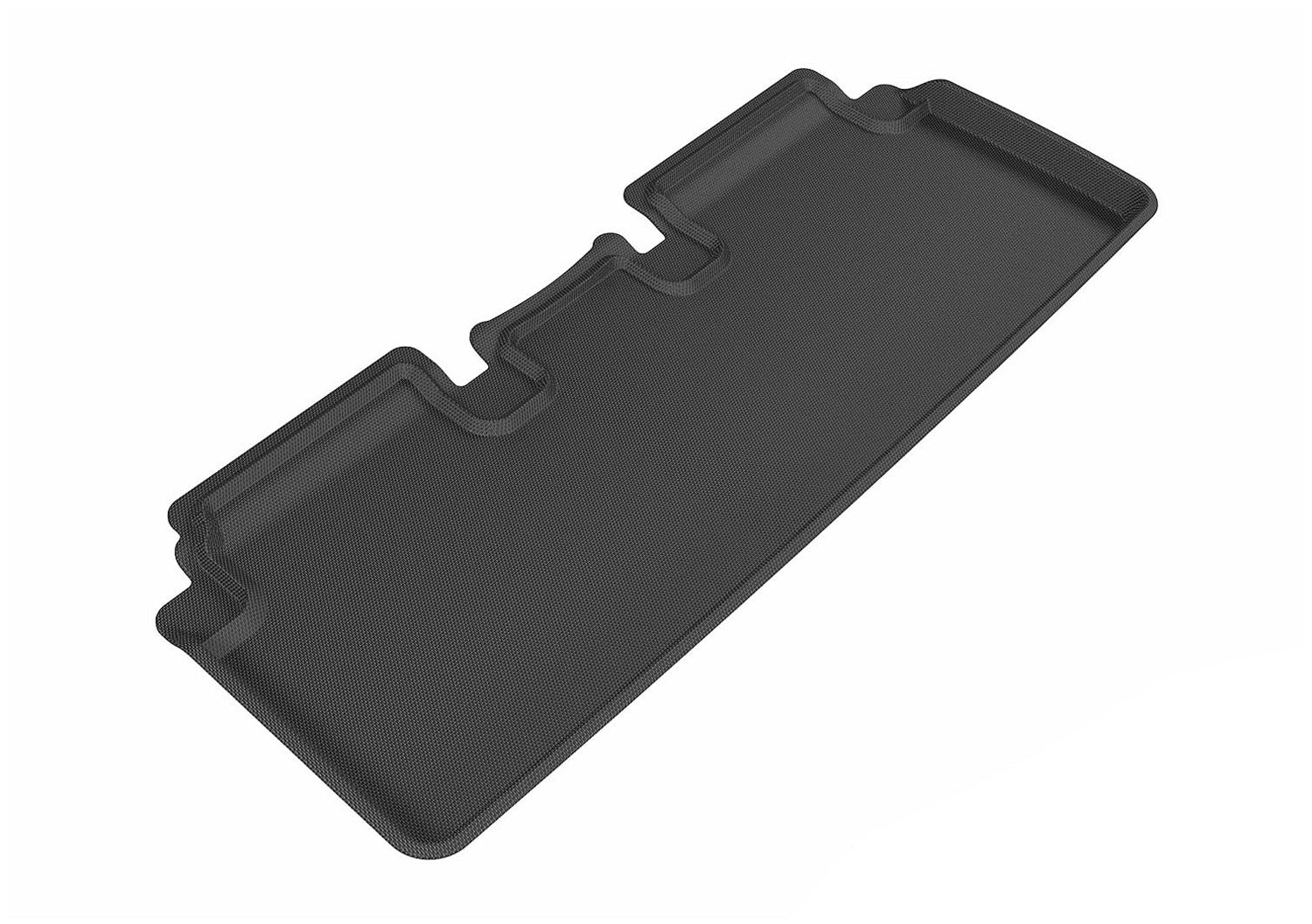 Tesla Model S 2nd Row Floor Mat, 3D MAXpider Kagu 2nd Row Floor Mat, Black, 2012-2019