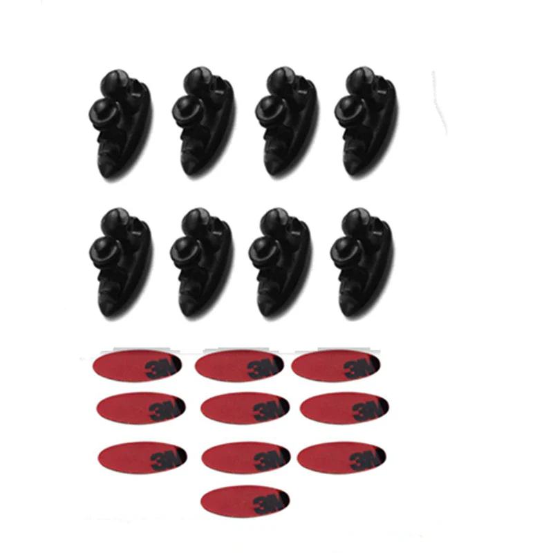 Tesla Model S, 3, X, Y, Cybertruck Cable Organizer Clips, Set of 8, Cell Phone, USB, AUX - Image 5