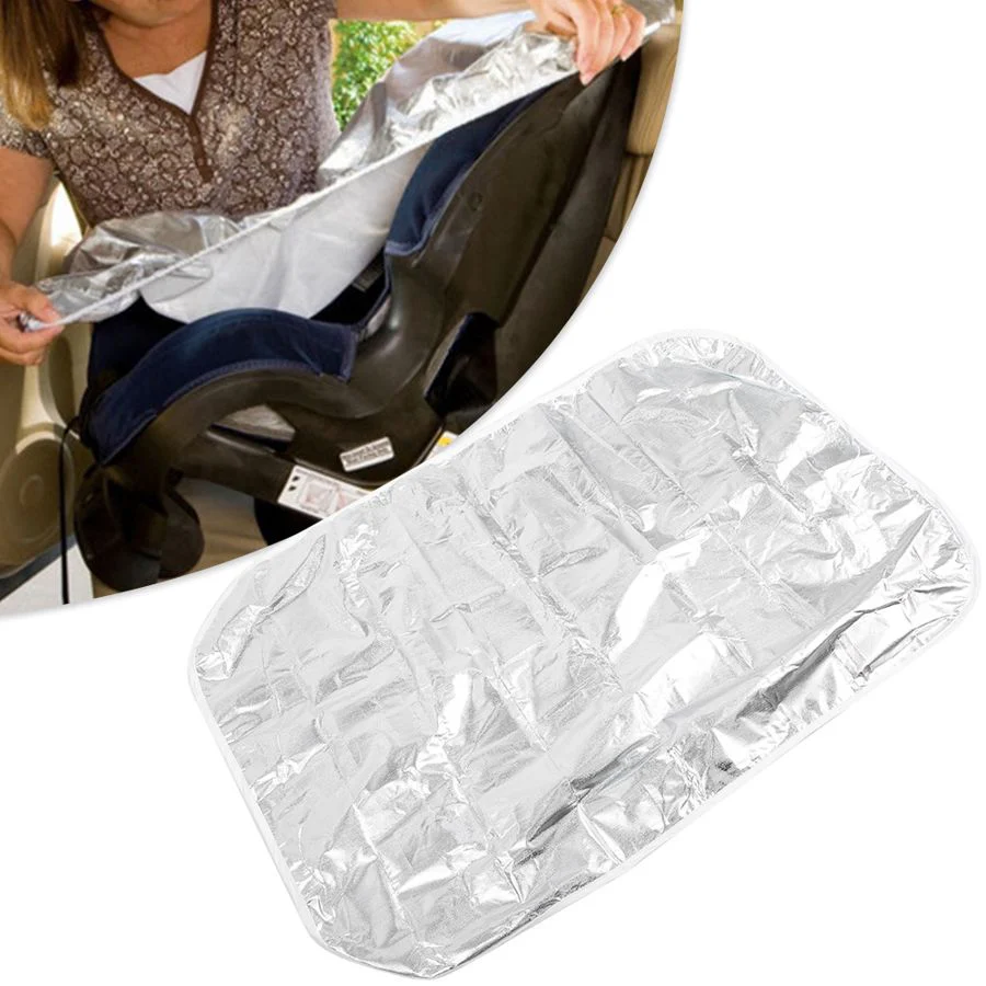 Tesla Model S, 3, X, Y Child Car Seat Sun Shade Cover, Aluminum Film Sunshade Dust UV Protector - Image 3