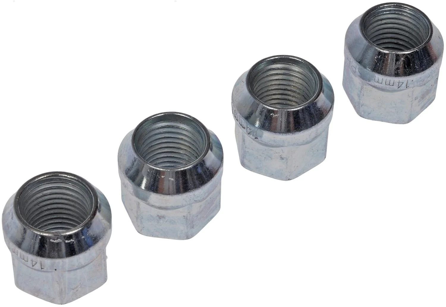 Tesla Model S, 3, X, Y, Lug Nuts, Open End, Chrome, M14x1.5, 2012-2025